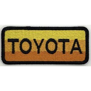 Toyota Motorsports Racing Truck Car Vintage Style Retro 4in Patch Iron / Sew-On